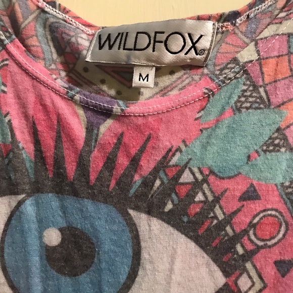 Wild fox Size M “ the eye” top. - Picture 2 of 4